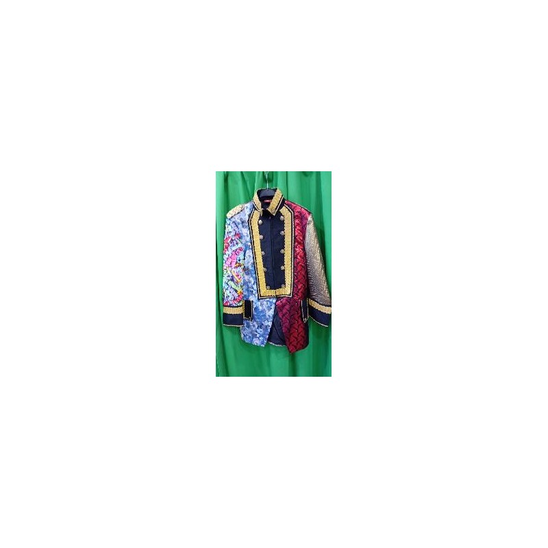 -CHAQUETA PATCHWORK L