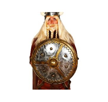 -ESCUDO VIKINGO REDONDO 61 CMS.