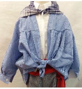 BLUSON CUADROS AZULES L