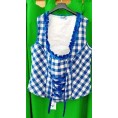 -BLUSA A CUADROS AZUL TIROLESA XL