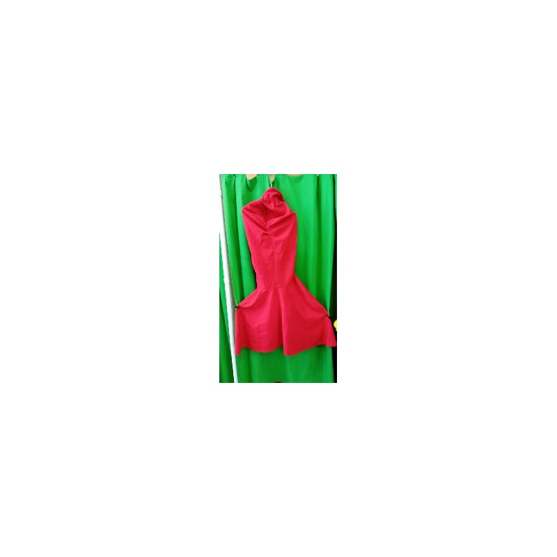 -MINI CAPA ROJA GRAN CAPUCHA XL