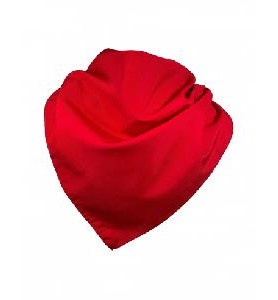 -PAÑUELO ROJO TRIANGULAR 70*70*100 CM.