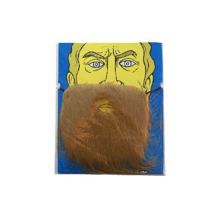 -BIGOTE Y BARBA ESPESO CASTAÑO