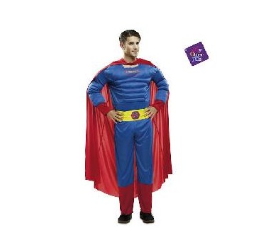-DISFRAZ SUPERMAN MUSCULOSO XL
