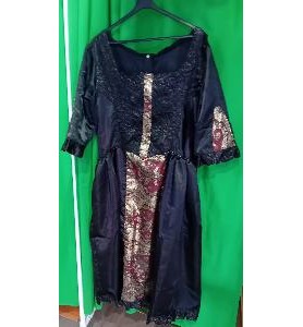 -VESTIDO GOTICO NEGRO BROCADO 48
