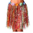 -FALDA HAWAIANA MULTICOLOR FLORES CINTURA 60CM