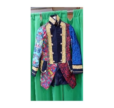 -CHAQUETA PATCHWORK XS