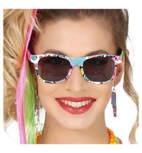 -GAFAS MULTICOLOR AÑOS 80s