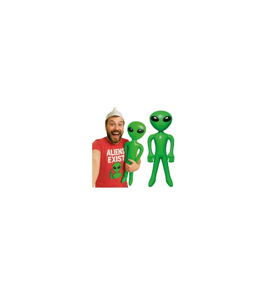 -ALIEN HINCHABLE VERDE 85 CM