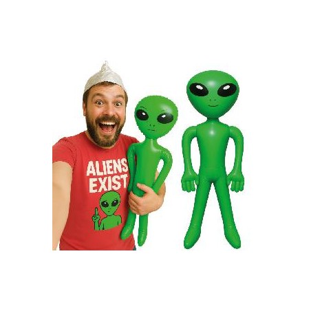 -ALIEN HINCHABLE VERDE 85 CM
