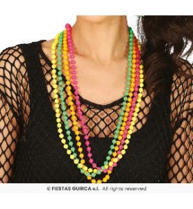 -SET 4 COLLARES NEON