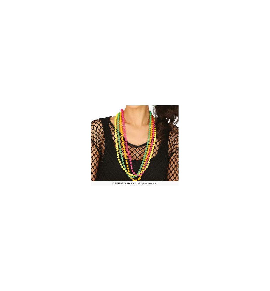 -SET 4 COLLARES NEON
