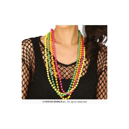 -SET 4 COLLARES NEON