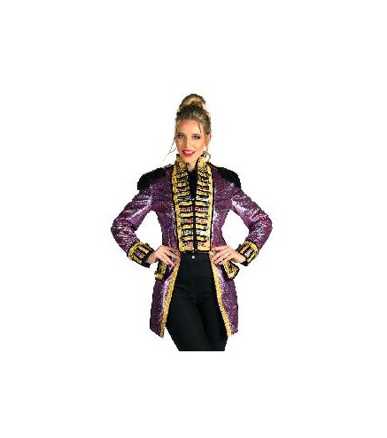 -CHAQUETA REGENCIA METALICA ROSADA XS