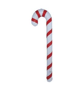 -BASTON NAVIDAD HINCHABLE 90 CM