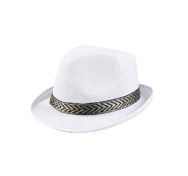 -SOMBRERO GANGSTER BLANCO