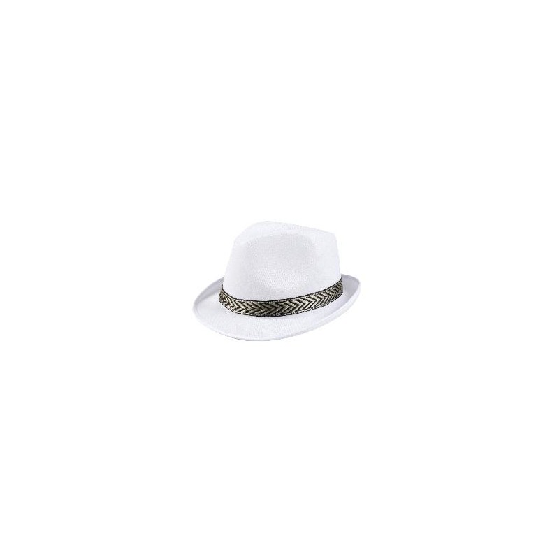 -SOMBRERO GANGSTER BLANCO