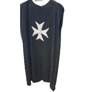 -SOBREVESTA HOMBRE NEGRA CRUZ BLANCA XL