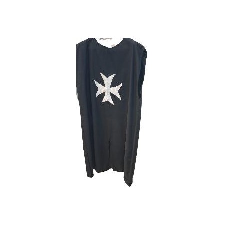 -SOBREVESTA HOMBRE NEGRA CRUZ BLANCA XL