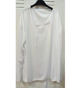 -CAMISA MEDIEVAL BLANCA 4XL
