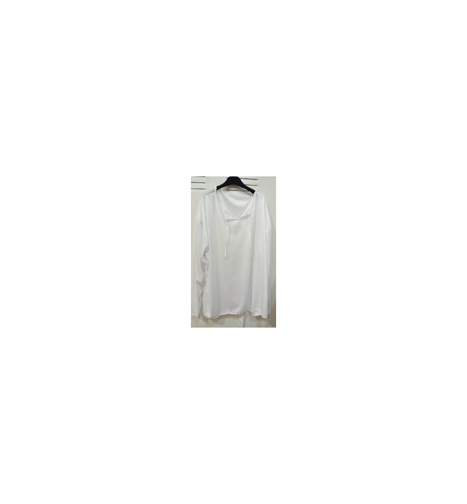 -CAMISA MEDIEVAL BLANCA 4XL
