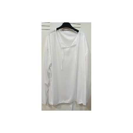 -CAMISA MEDIEVAL BLANCA 4XL
