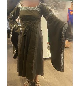 -VESTIDO DAMA MARRON 44