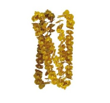 -COLLAR FLORES DORADO