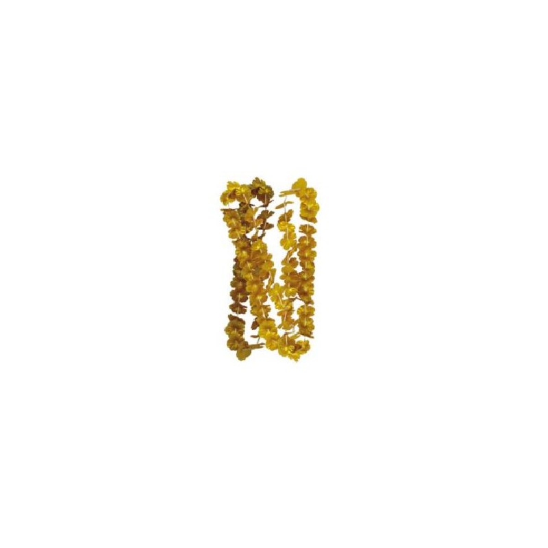 -COLLAR FLORES DORADO