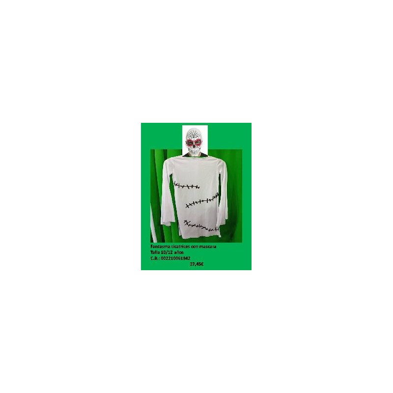 TUNICA FANTASMA BLANCA CICATRICES
