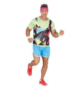 -DISFRAZ 80s GYMNASTA S