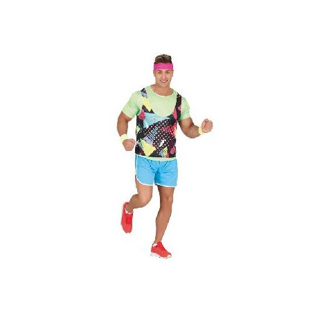 -DISFRAZ 80s GYMNASTA S