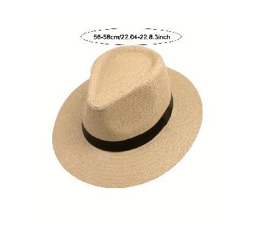 -SOMBRERO GANGSTER CREMA CALADO