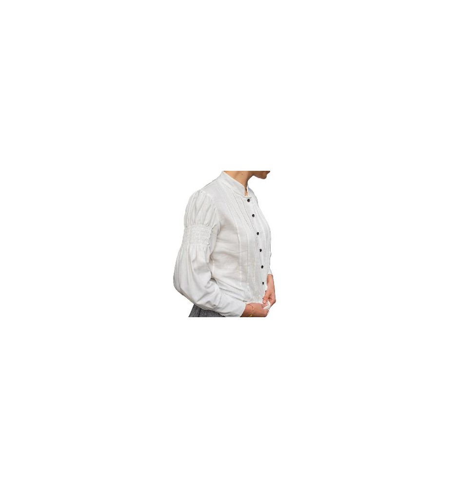 -CAMISA REGIONAL LINO BLANCA XL