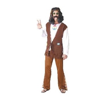 -DISFRAZ HIPPIE FLOWER XXL