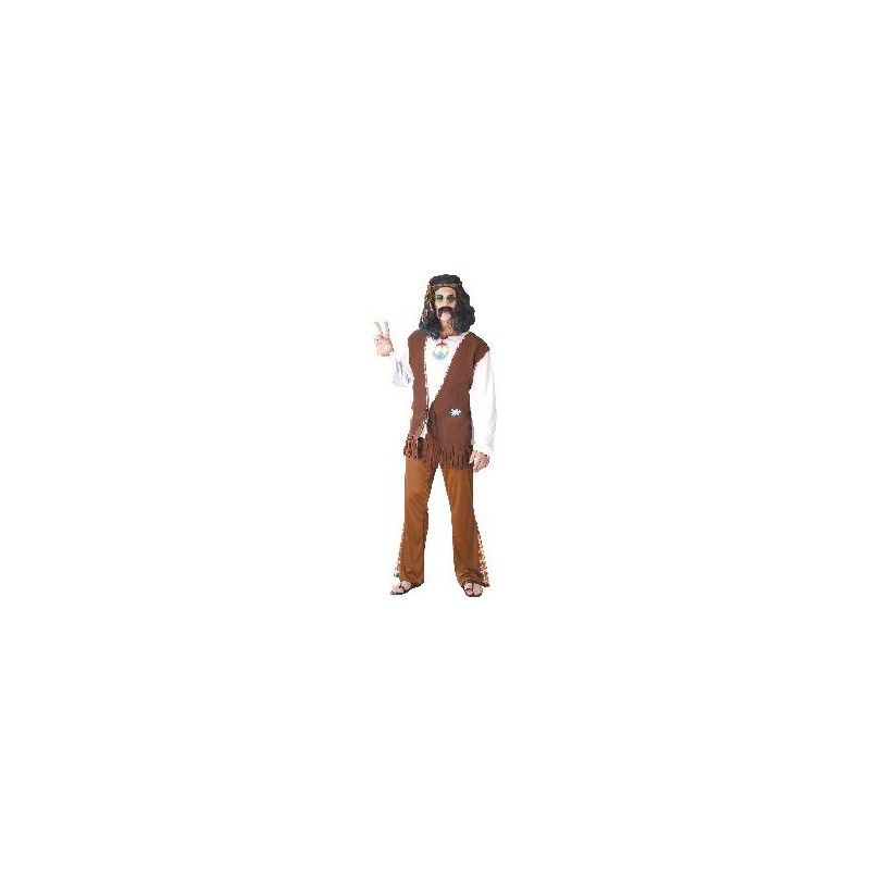 -DISFRAZ HIPPIE FLOWER XXL