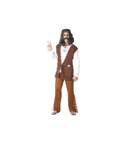 -DISFRAZ HIPPIE FLOWER XXL
