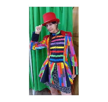 -CHAQUETA MULTICOLOR DE CREMALLERAS XS