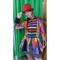 -CHAQUETA MULTICOLOR DE CREMALLERAS XS