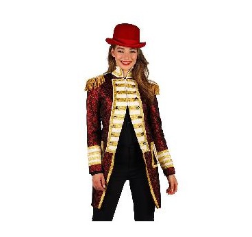-CHAQUETA DAMA ELEGANTE ROJA S
