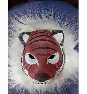 -MASCARAS TIGRE CON PELO BLANCO