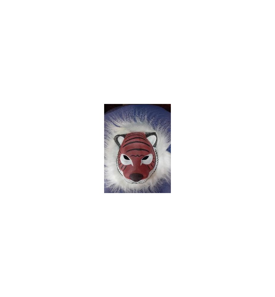 -MASCARAS TIGRE CON PELO BLANCO