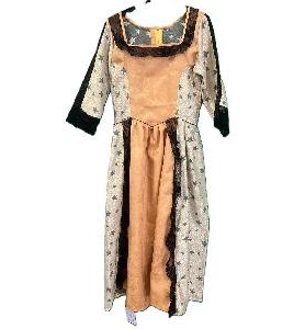 -VESTIDO MEDIEVAL MOSTAZA 40