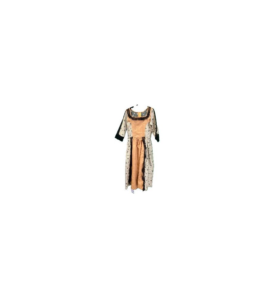 -VESTIDO MEDIEVAL MOSTAZA 40