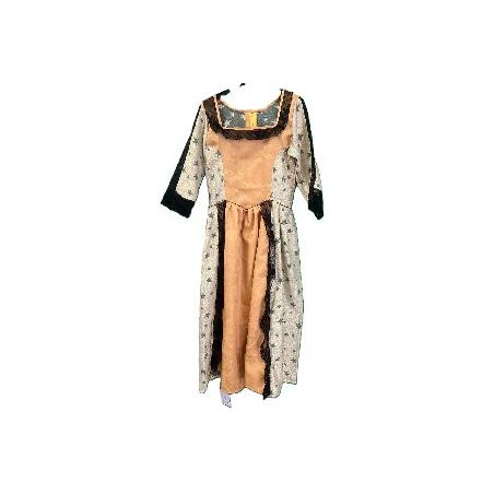 -VESTIDO MEDIEVAL MOSTAZA 40