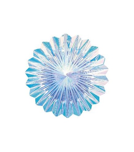-ABANICO IRIDISCENTE 30 CM