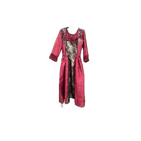 -VESTIDO MEDIEVAL GRANATE 40
