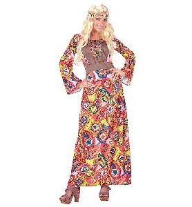 -DISFRAZ MUJER HIPPIE 2XL