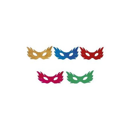 -ANTIFAZ FADA METALIZADO MULTICOLOR-100 UDS