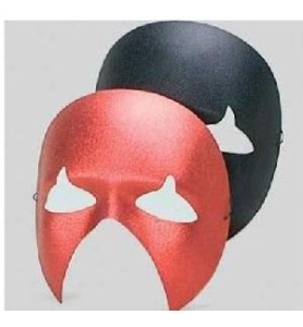 -ANTIFAZ PHANTOM METALIZADO ROJO